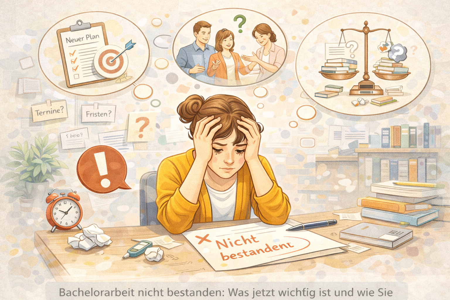 Bachelorarbeit nicht bestanden: Was jetzt wichtig ist und wie Sie sinnvoll weiter vorgehen